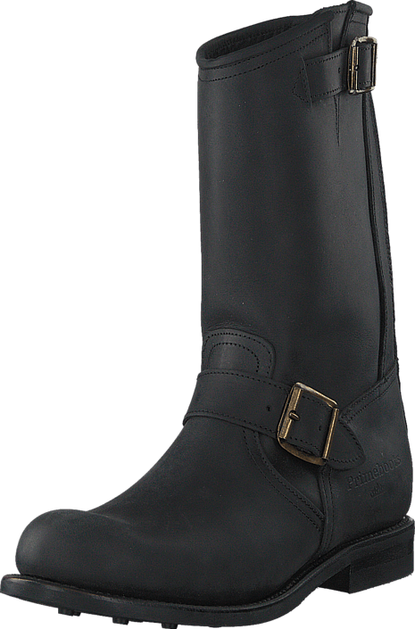 PrimeBoots - Engineer Mid 16 Old Crazy Black