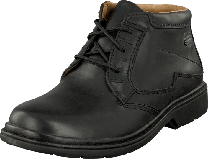 Clarks - Rockie Hi GTX Black Wlined Lea