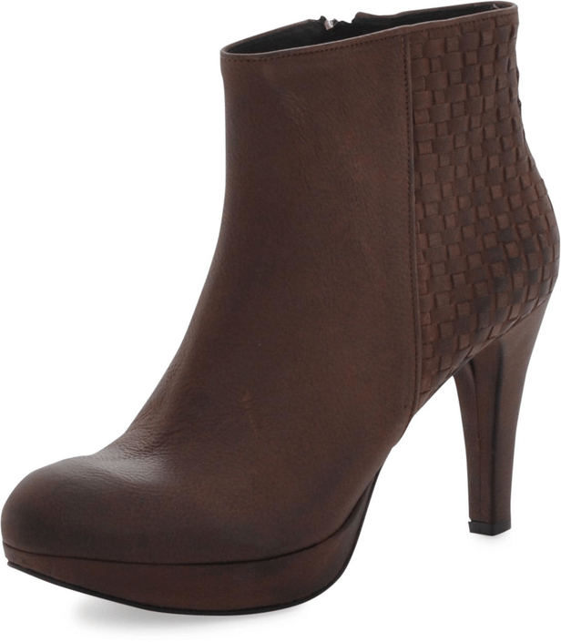 Mentor - Interlaced Ankle Boot D. Brown