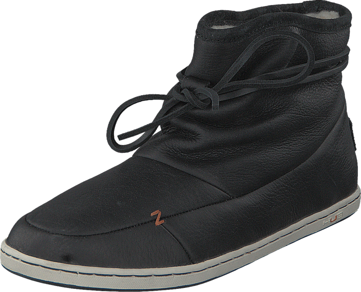 Hub Footwear - Queen Leather/Wool Black