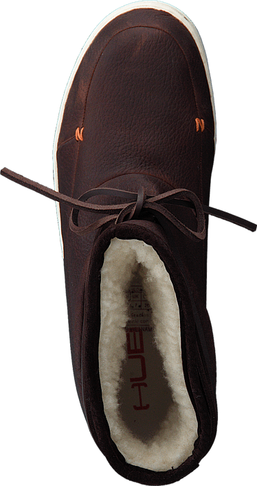Hub Footwear - Queen Leather/Wool Dark Brown
