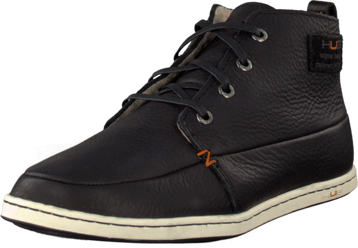 Hub Footwear - Subway Leather/Wool Black