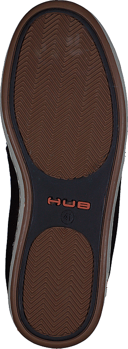 Hub Footwear - Subway Leather/Wool Dark Brown