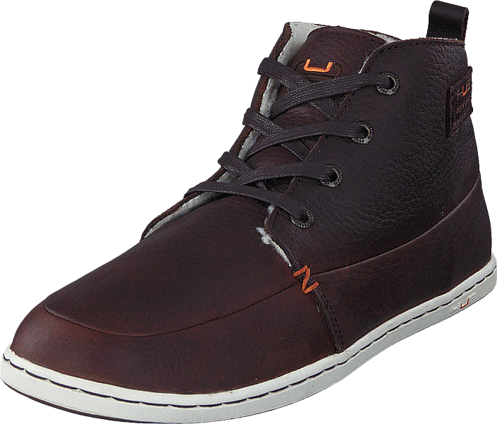 Hub Footwear - Subway Leather/Wool Dark Brown
