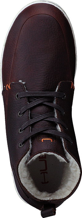 Hub Footwear - Subway Leather/Wool Dark Brown