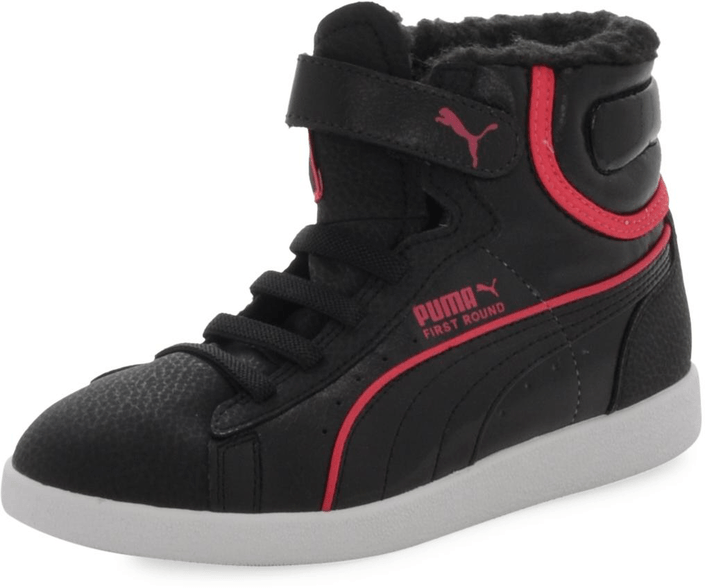 Puma - First Round Fur V Kids Blk/Pink