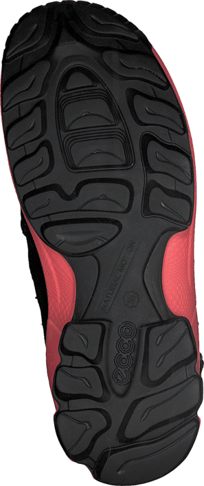 Ecco - BIOM HIKE KIDS BLACK/BLACK/POPPY
