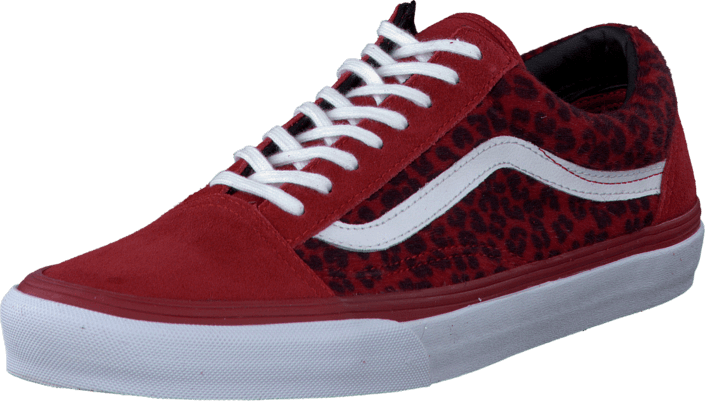 Vans - U Old Skool Leopard Red