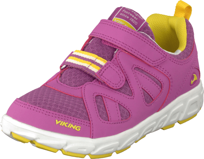 Viking - Riptide Velcro Dark Pink/Yellow
