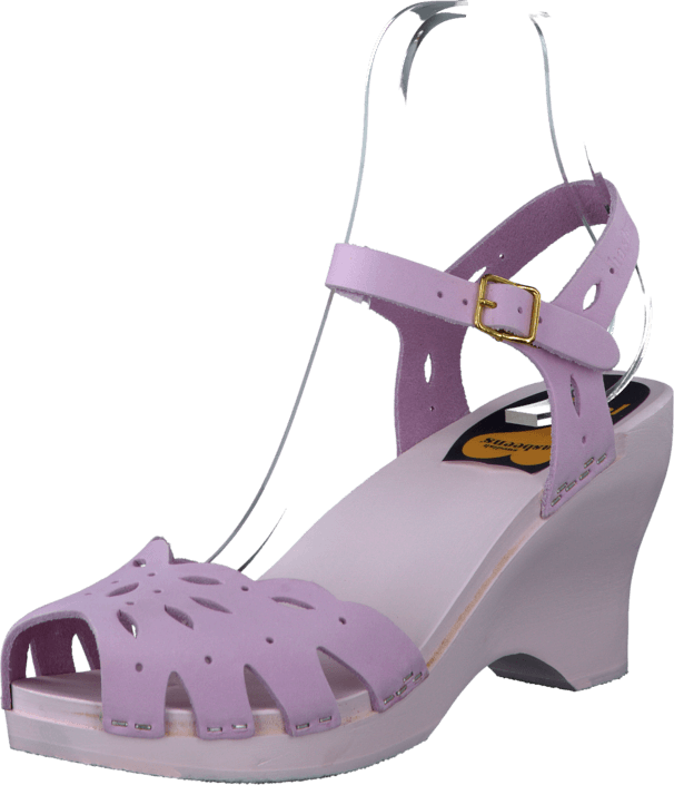 Swedish Hasbeens - Flora Old pink nubuck/pink