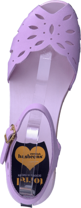 Swedish Hasbeens - Flora Old pink nubuck/pink