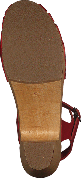 Swedish Hasbeens - Fredrica Red/Natue sole
