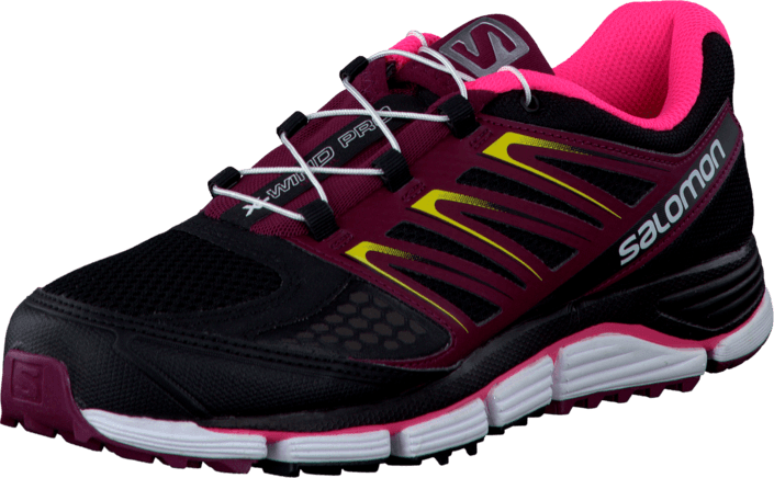 Salomon - X-Wind Pro W Black/Bordeaux/Fluo Pink