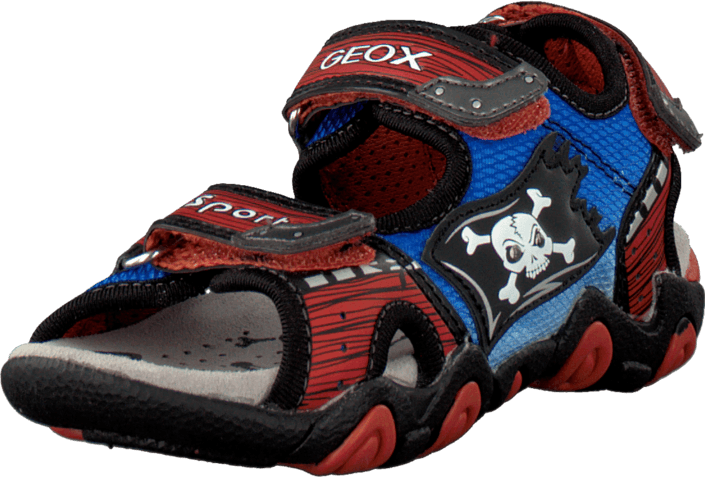Geox - Jr Sandal Strike Dk Orange/Royal