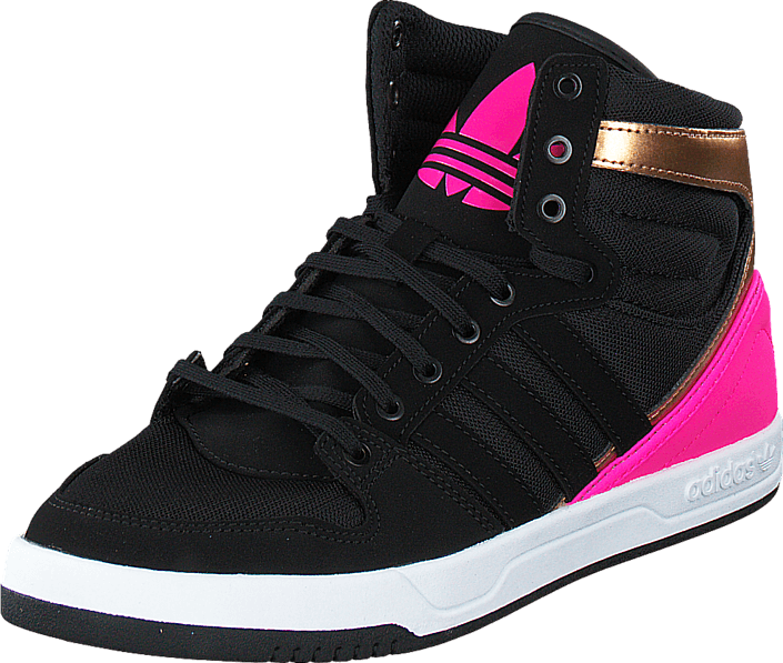 adidas Originals - Court Attitude K Core Black/Shock Pink S16