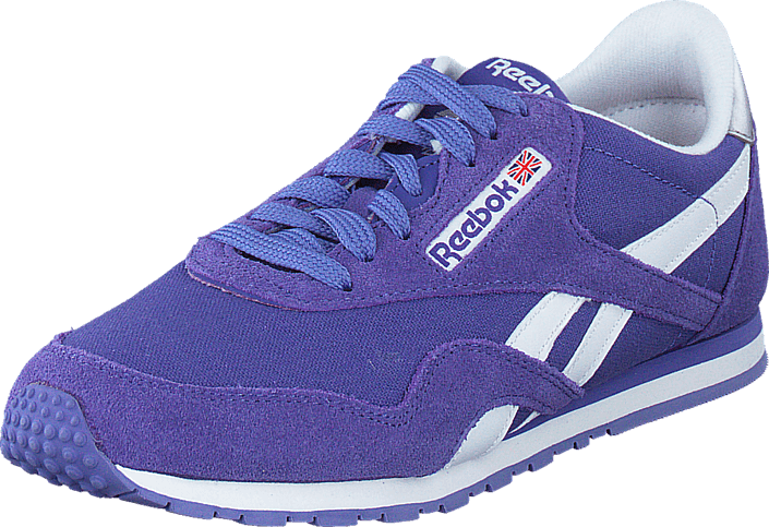 Reebok Classic - CL Nylon Slim Pop Purple Vibe/White/Pink/Silver