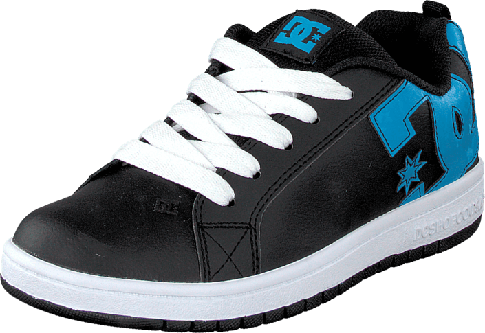 DC Shoes - Kids Court Graffik Shoe Black/Ocean/White