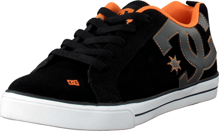 DC Shoes - Kids Court Graffik Vulc Shoe Black/Orange