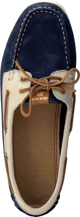 Gant - New Port cream/navy blue