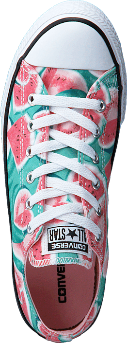 Converse - Chuck Taylor All Star Ox Vapor Pink/ Green Glow/ White
