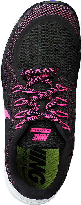 Nike - Wmns Nike Free 5.0 Black/Pink Pow-Pnk Fl-Pnk Glw