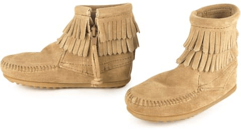 Minnetonka - Double Fringe Side Zip