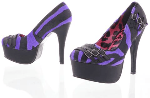 Abbey Dawn - Zebbie Buckle Platform