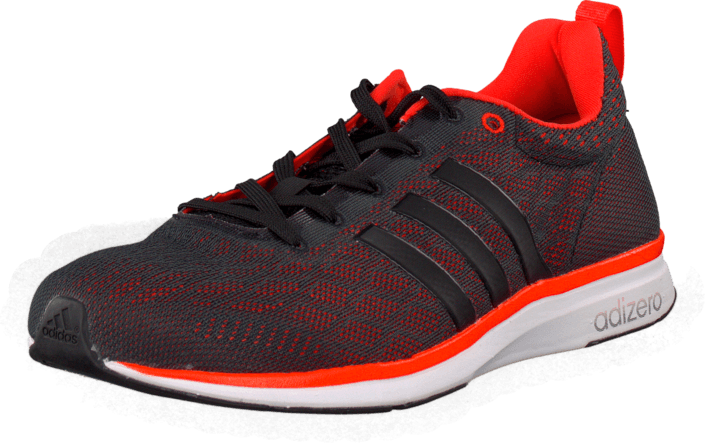 adidas Sport Performance - Adizero Feather 4 M Core Black/Black/Solar Red