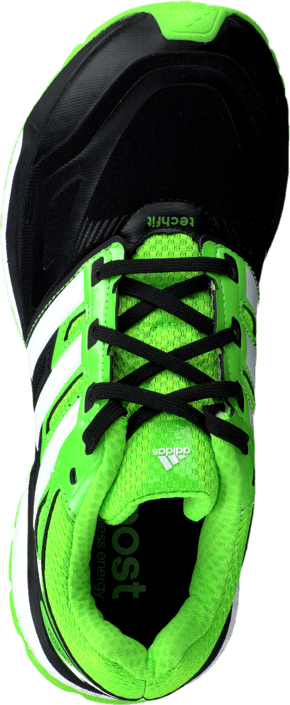 adidas Sport Performance - Response Boost Tech Core Black/White/Solar Green