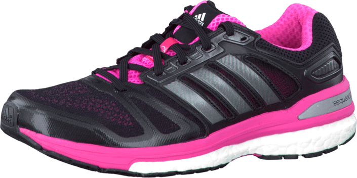 adidas Sport Performance - Supernova Sequence 7 W Black/Carbon Met./Neon Pink