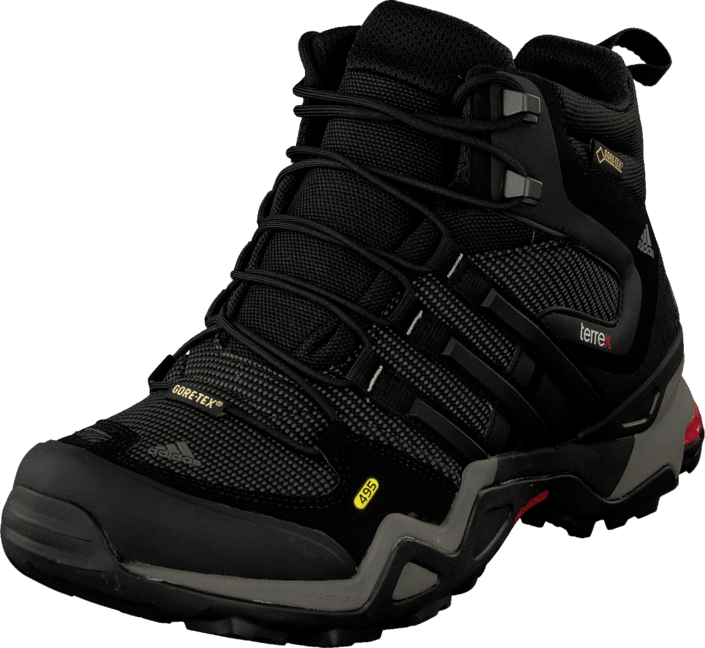 adidas Sport Performance - Terrex Fast X High Carbon/Black/Light Scarlet