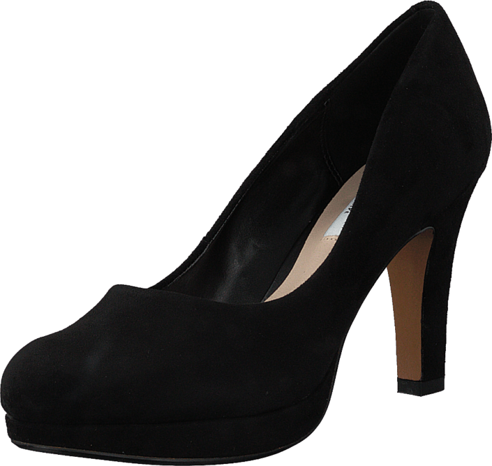 Clarks - Crisp Kendra Black Suede