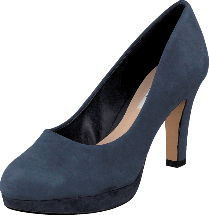 Clarks - Crisp Kendra Navy Suede