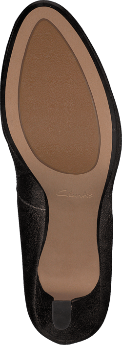 Clarks - Crisp Kendra Gun Metal Lea