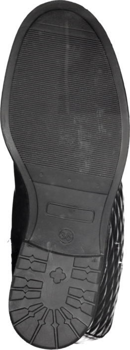 Bianco - Long Quilt Boot Black