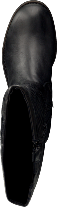 Bianco - Long Quilt Boot Black