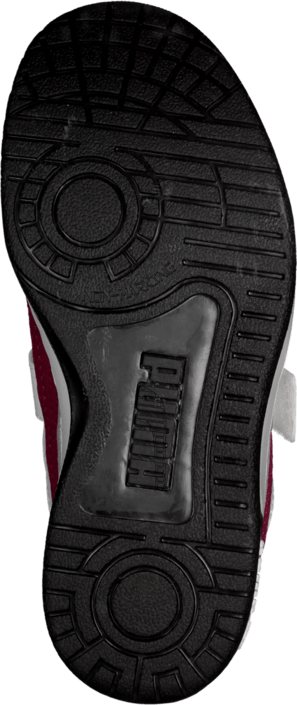 Puma - Puma Rebound V2 Lo Kids White/Cerise