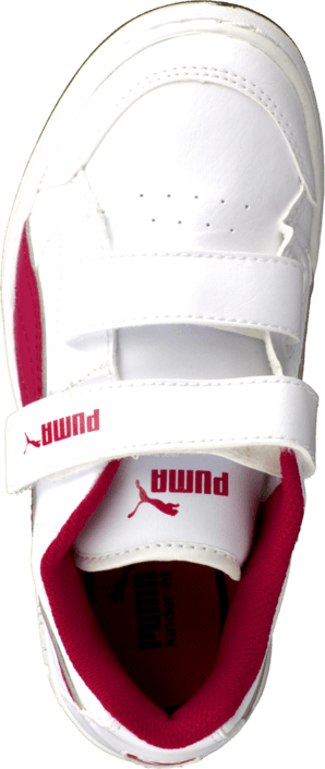 Puma - Puma Rebound V2 Lo Kids White/Cerise