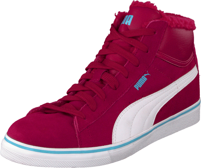 Puma - Puma Mid Vulc Fur Jr Cerise