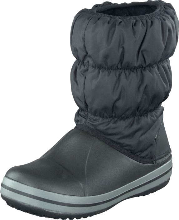 Crocs - Winter Puff Boot Kids Black-Charcoal