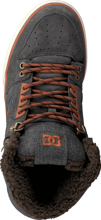 DC Shoes - Spartan High Wc Wnt Shoe Grey/Dark Red
