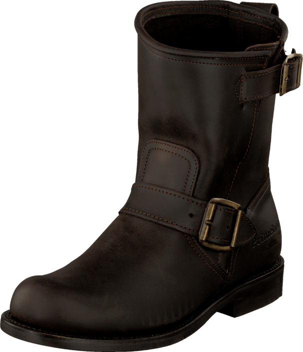 PrimeBoots - Engineer T Low-40 Old crazy testa + brass