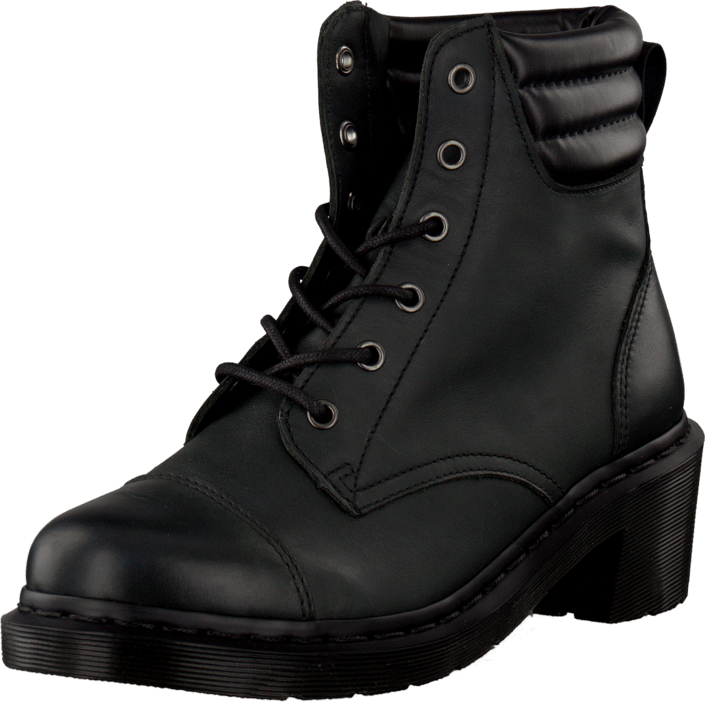 Dr Martens - Parade Rugged Alexandra 6-eye Padded Collar Black