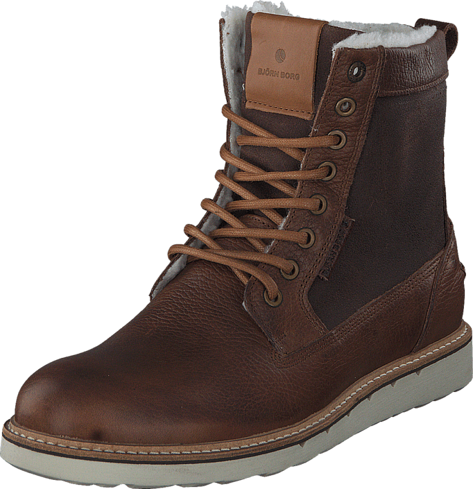 Björn Borg - Milan High Fur Dark Brown