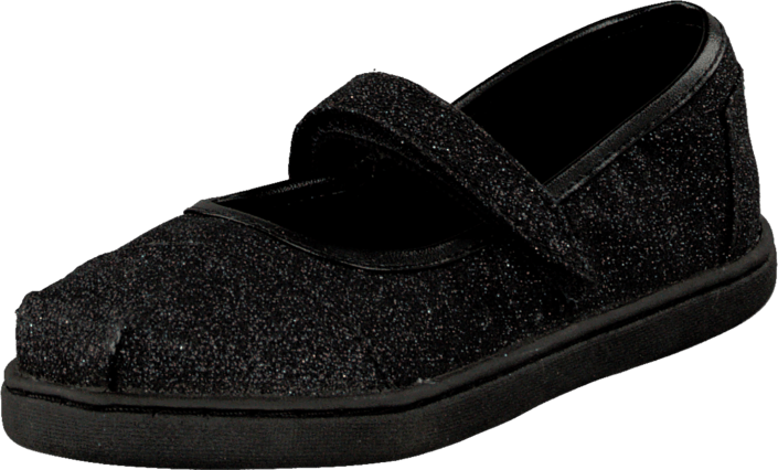 Toms - Glimmer Tiny Classic Mary Jane Black