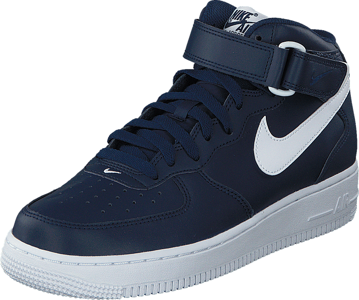 Nike - Air Force 1 Mid '07 Midnightnavy/White-White