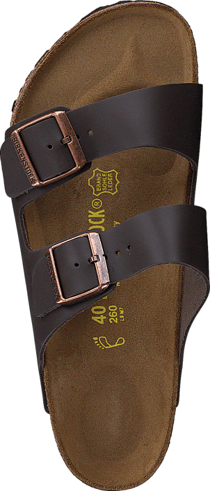 Birkenstock - Arizona Regular Leather Dark Brown