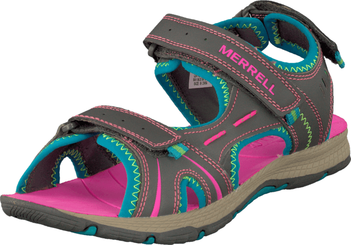 Merrell - Panther Sandal Grey/Turq