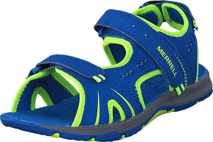 Merrell - Panther Sandal Blue/Citron