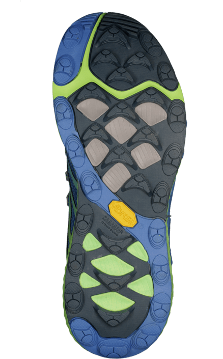 Merrell - Allout Peak Racer Blue/Bright Green